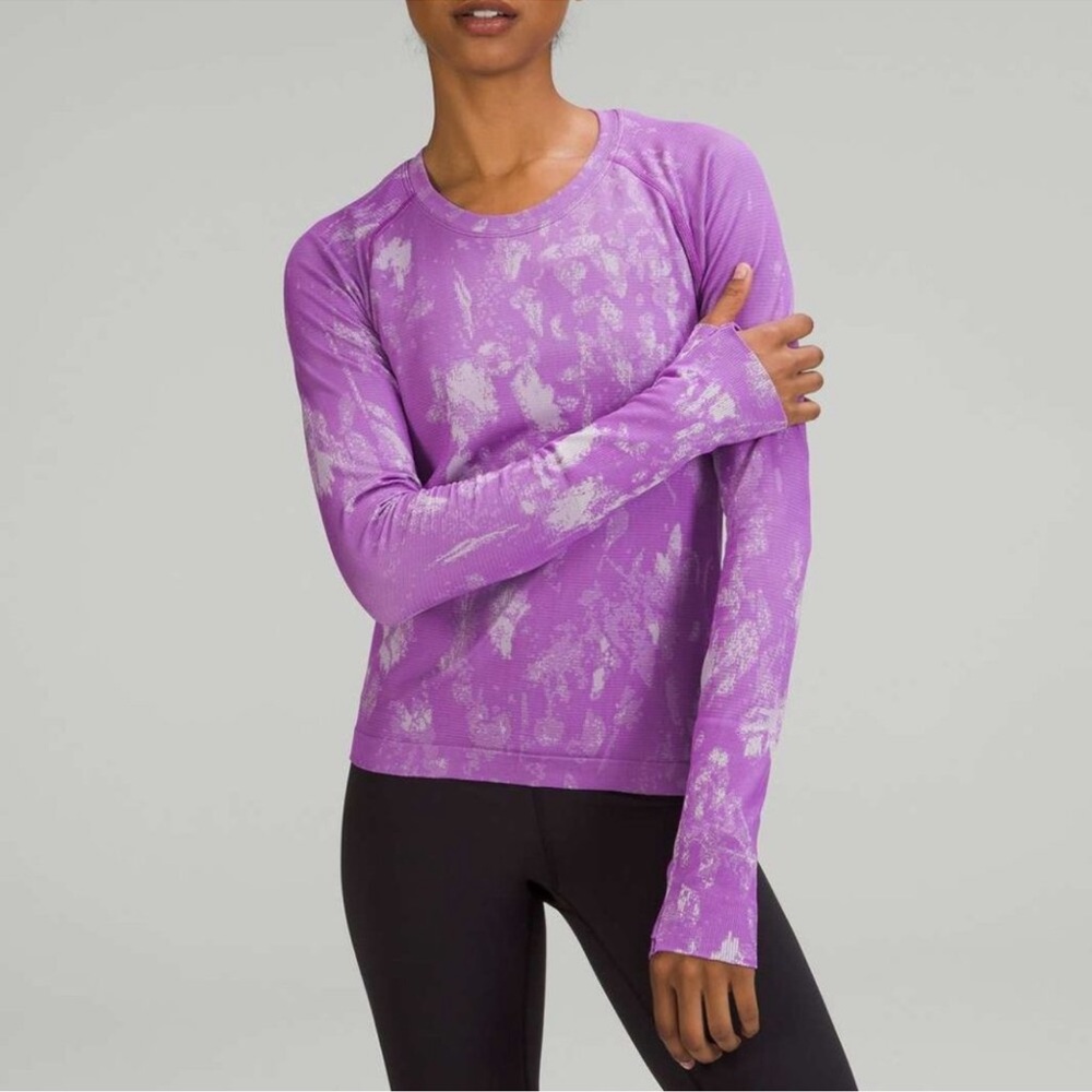 Lululemon Swiftly Tech Long Sleeve Shirt 2.0 Race Length Size 8